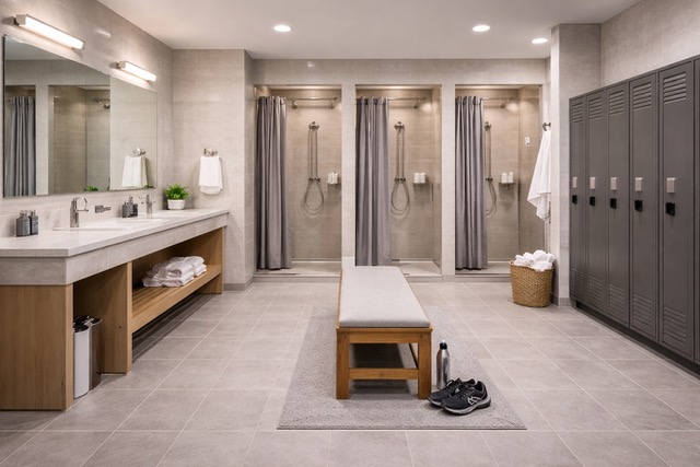 Contractor Applying Clear Anti slip Coating to a Tile Surface